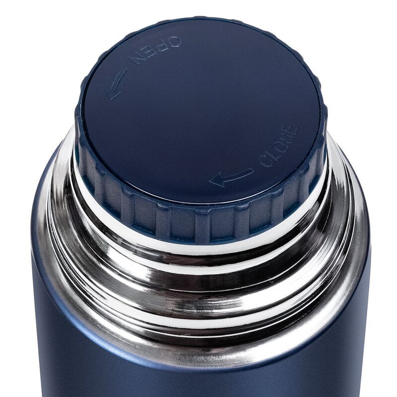 Термос Relaxika 750, темно-синий арт.13177.43