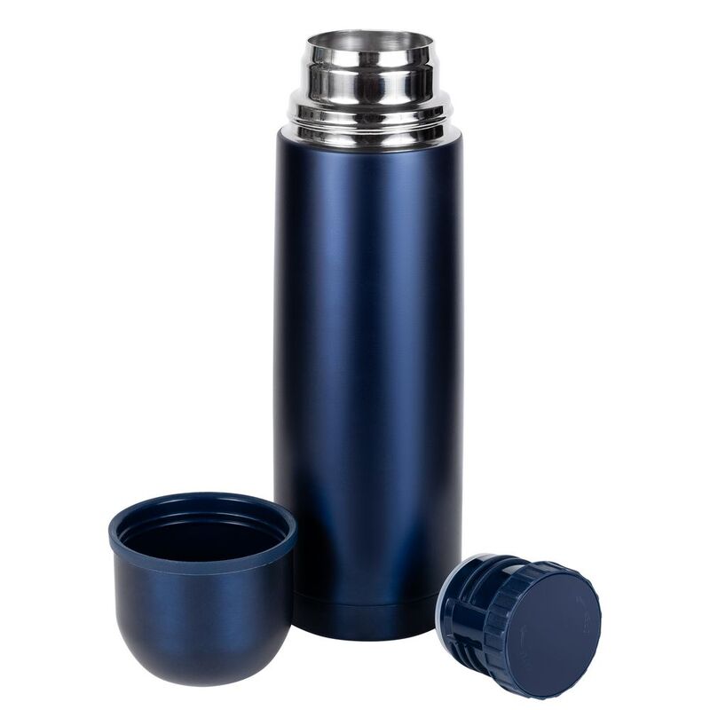 Термос Relaxika 750, темно-синий арт.13177.43