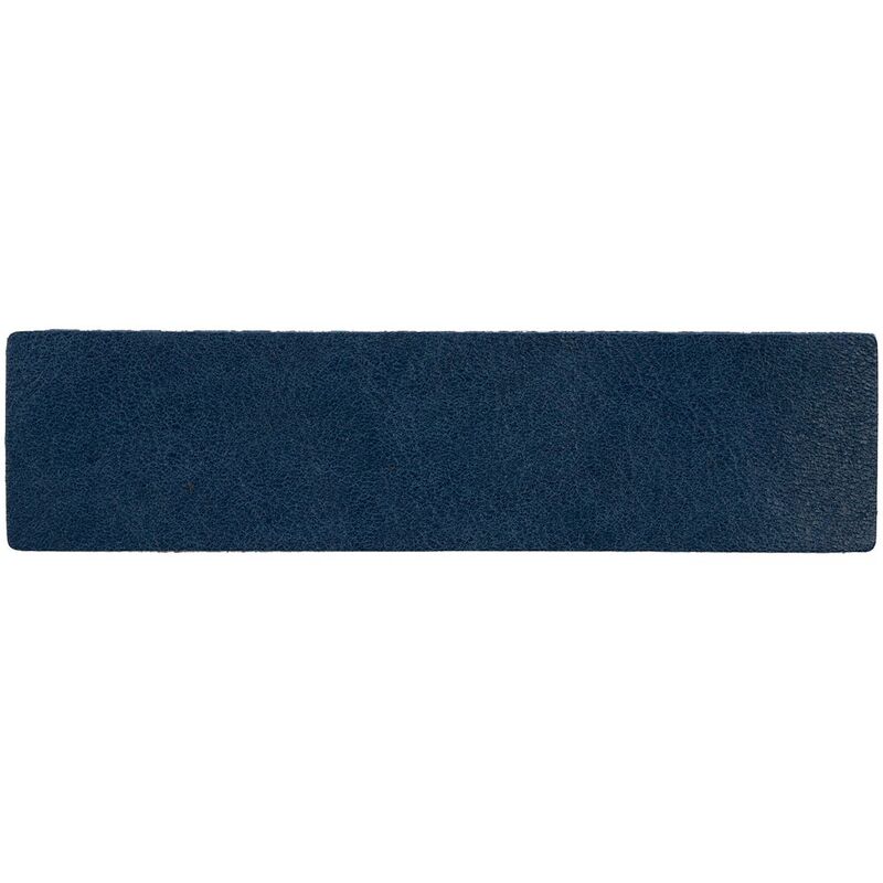 Лейбл кожаный Pasek, S, синий арт.16233.44