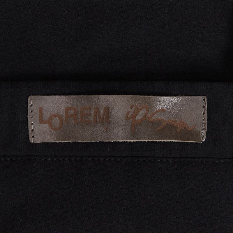 Лейбл кожаный Pasek, S, серый арт.16233.10