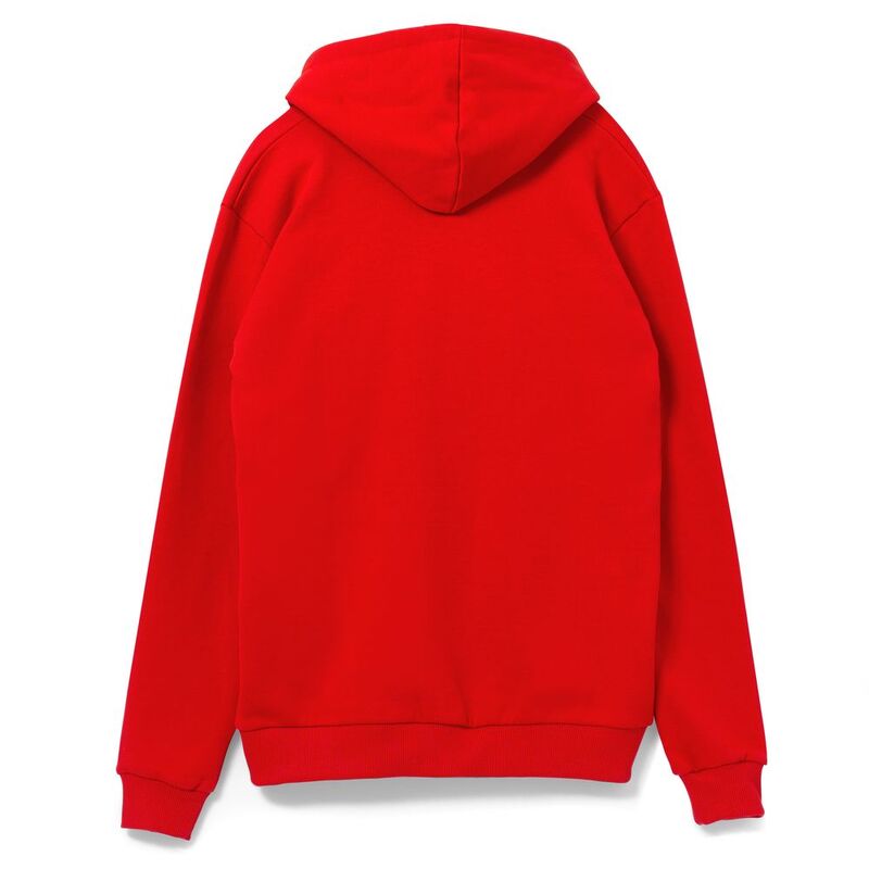Толстовка на молнии с капюшоном Siverga Heavy, красная (алая) арт.6927.51