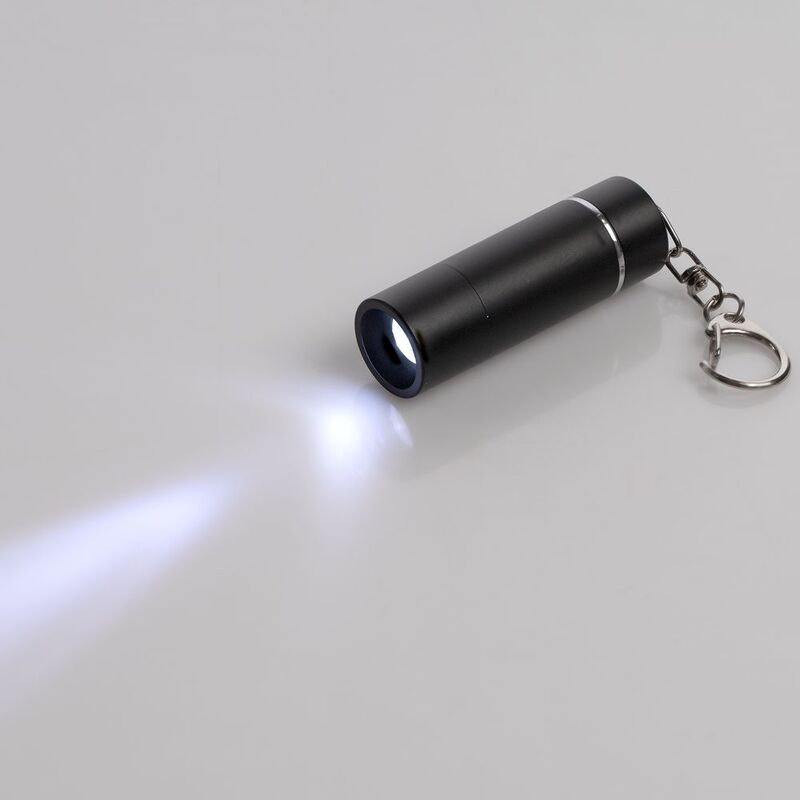 Брелок-фонарик Click Ray, ver.2, черный арт.16237.30