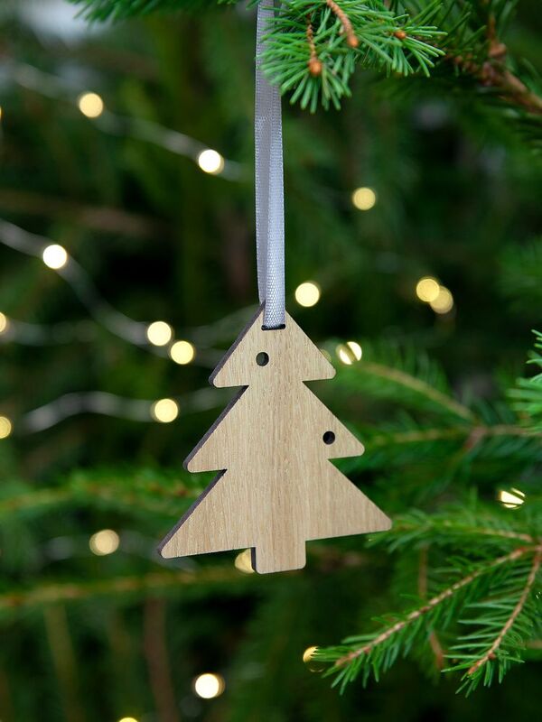 Деревянная подвеска Christmate, елочка арт.20225.01