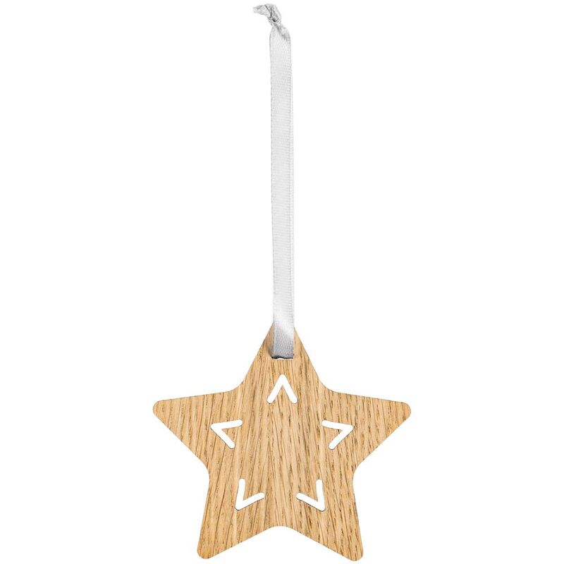 Деревянная подвеска Christmate, звезда арт.20225.05