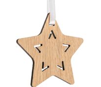 Деревянная подвеска Christmate, звезда арт.20225.05
