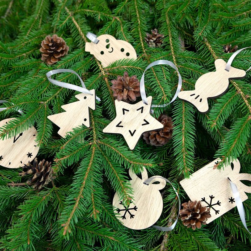 Деревянная подвеска Christmate, конфета арт.20225.06