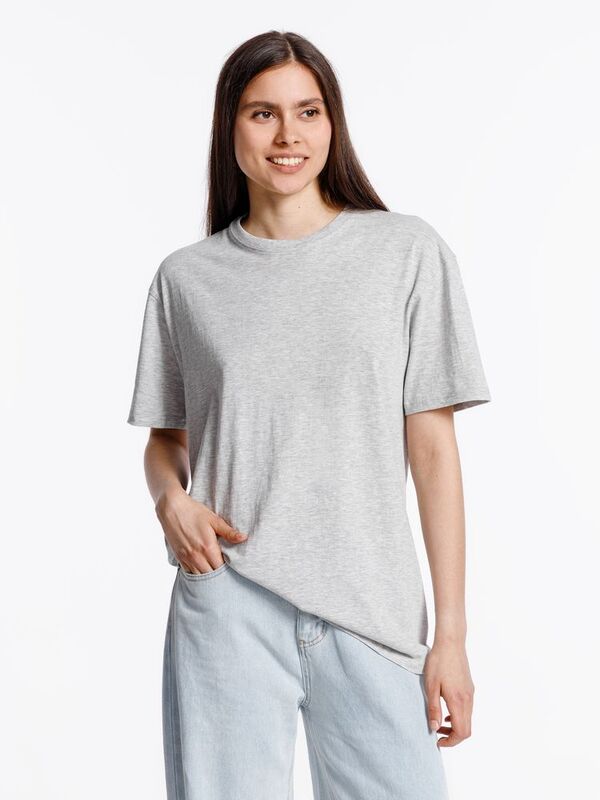 Футболка унисекс Streetwise, серый меланж арт.16410.11