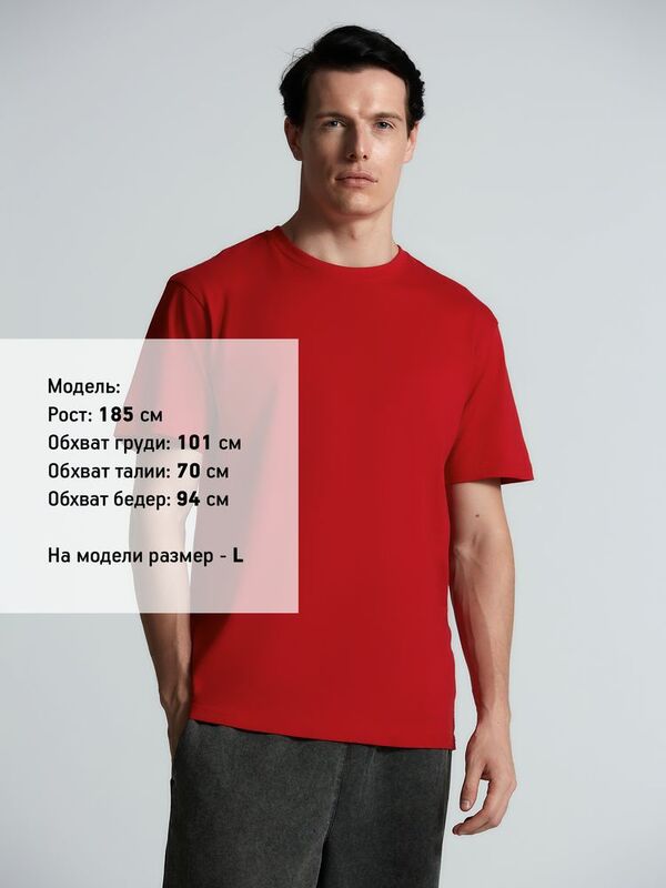 Футболка унисекс Streetwise, красная арт.16410.50