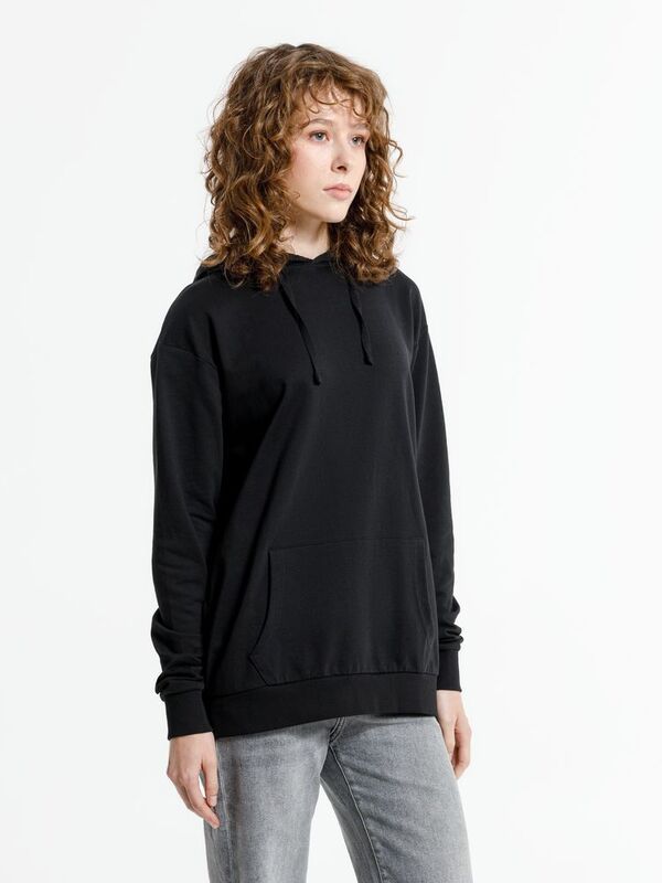 Худи унисекс Westray, черное арт.16411.30