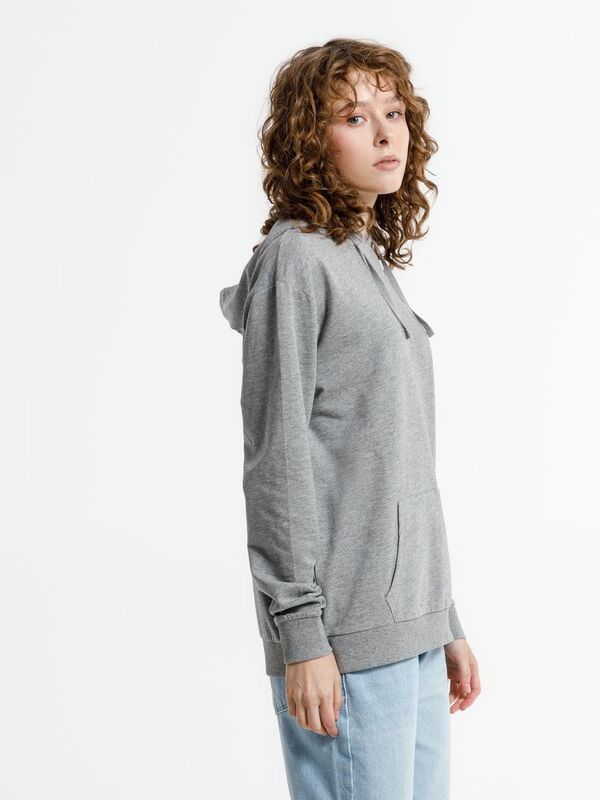 Худи унисекс Westray, серый меланж арт.16411.11