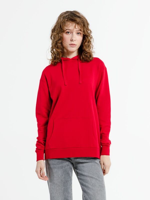 Худи унисекс Westray, красное арт.16411.50