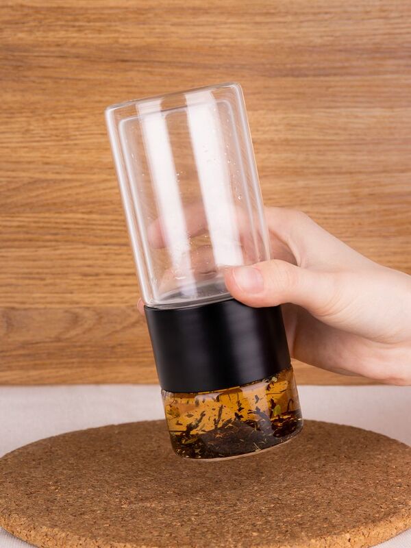 Бутылка для заваривания Cultivar, черная арт.16238.30