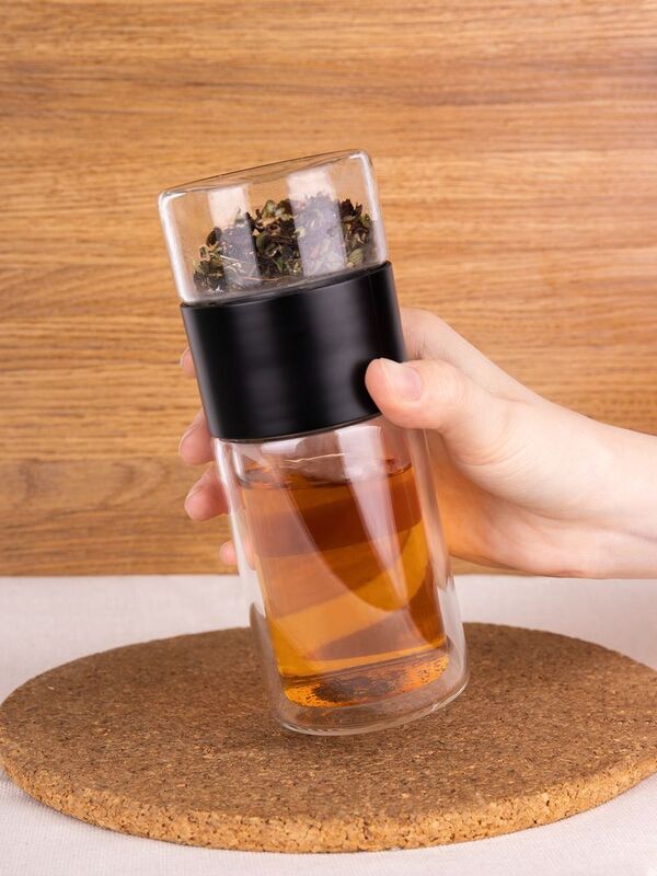 Бутылка для заваривания Cultivar, черная арт.16238.30