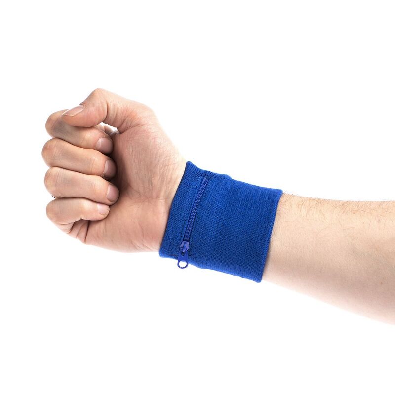 Напульсник с карманом Fiksu, синий арт.16384.40