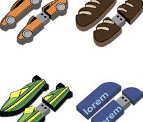 Флешка Gummi на заказ, 64 Гб арт.18930.03