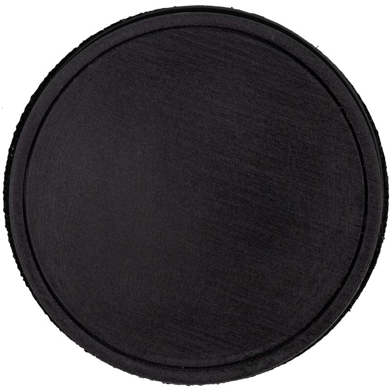 Лейбл из ПВХ с липучкой Menteqo Round, черный арт.16299.30