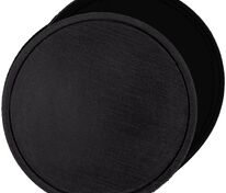 Лейбл из ПВХ с липучкой Menteqo Round, черный арт.16299.30