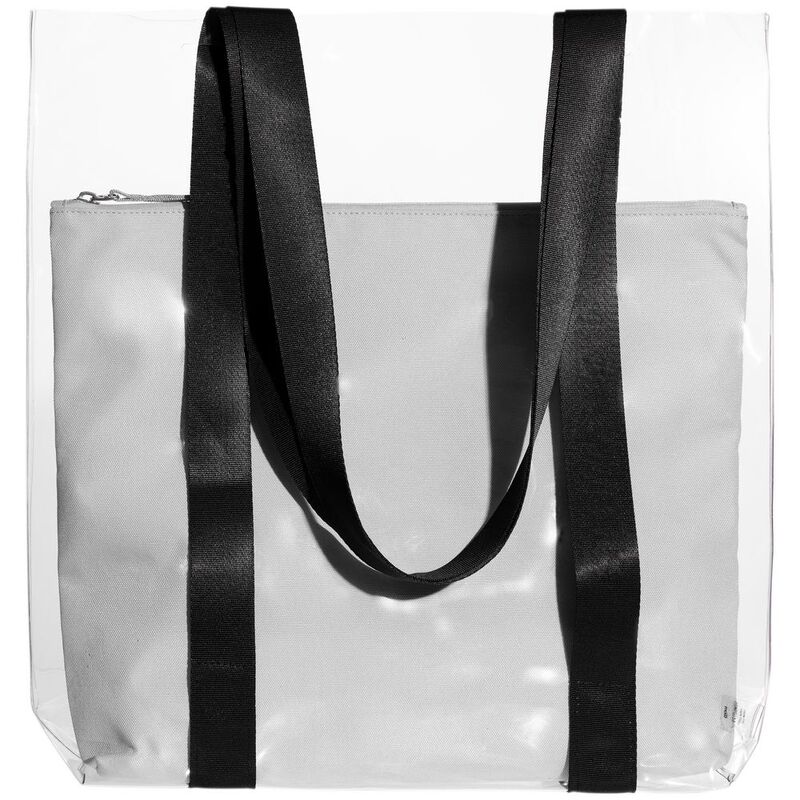 Шопер Clarity с серым органайзером, прозрачный арт.14023.10