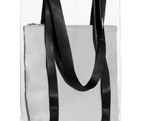 Шопер Clarity с серым органайзером, прозрачный арт.14023.10