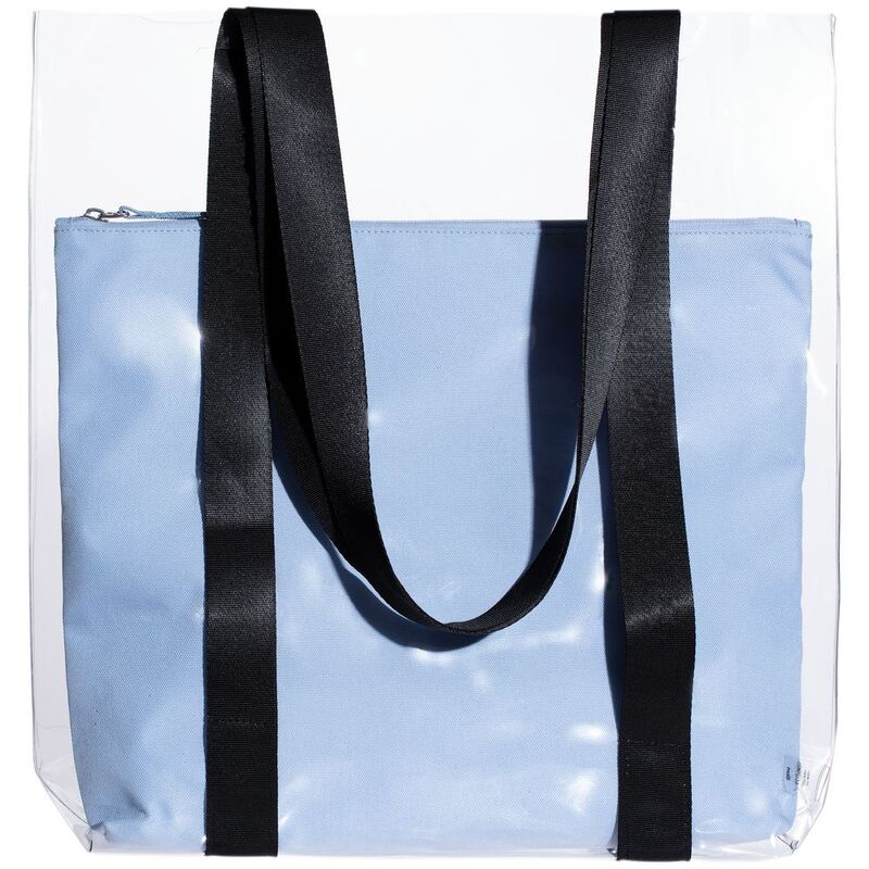 Шопер Clarity с голубым органайзером, прозрачный арт.14023.14
