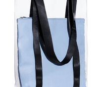 Шопер Clarity с голубым органайзером, прозрачный арт.14023.14