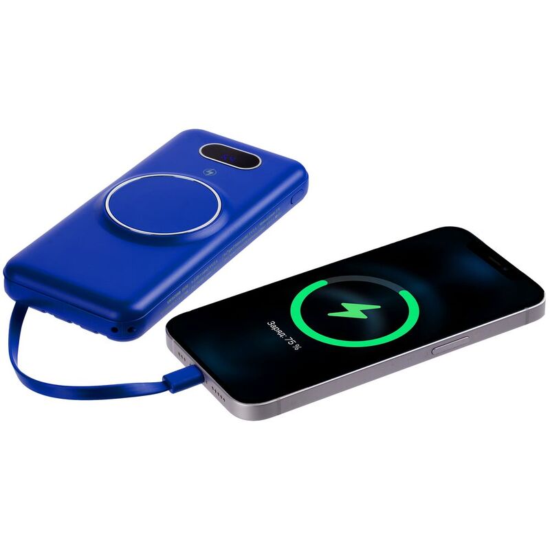 Внешний аккумулятор Omni Qi 10000 мАч, синий арт.22007.40