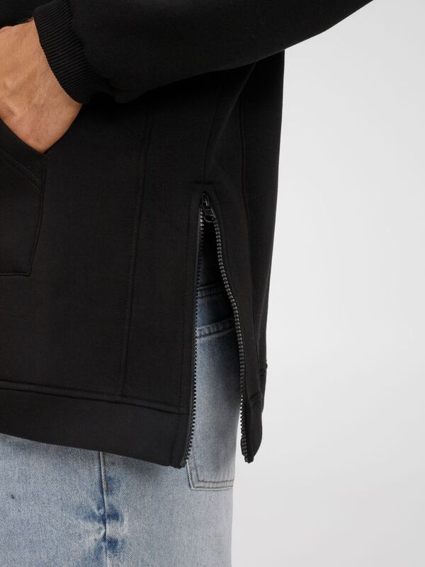 Худи унисекс оверсайз Easy Street, черное арт.19155.30