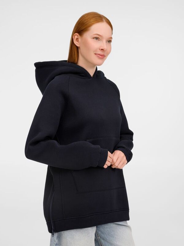 Худи унисекс оверсайз Easy Street, темно-синее арт.19155.40