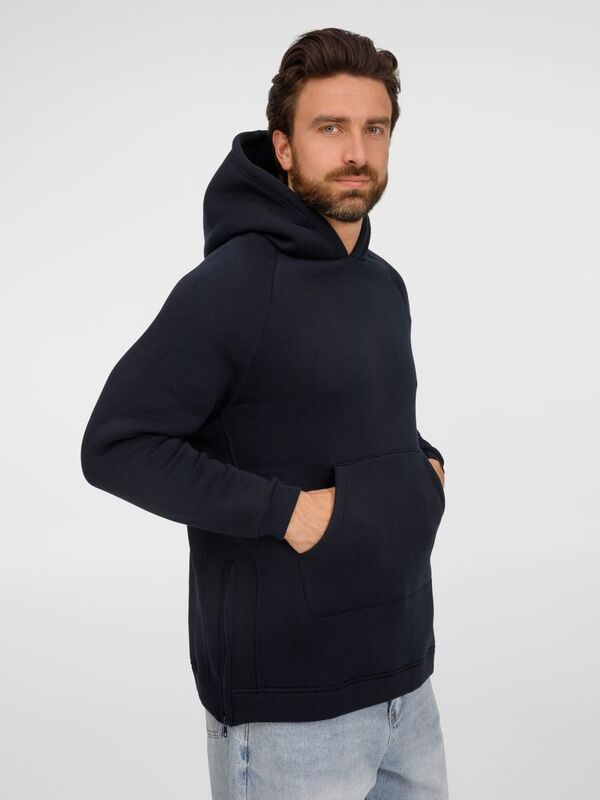 Худи унисекс оверсайз Easy Street, темно-синее арт.19155.40