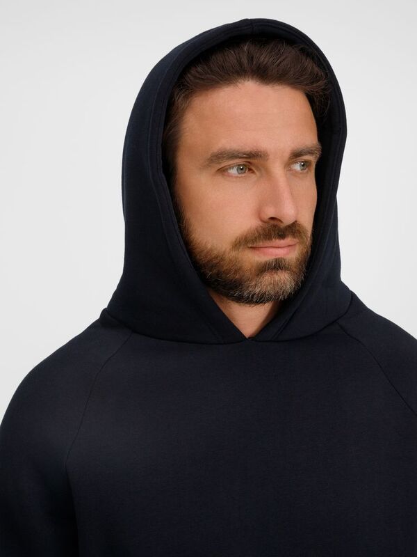 Худи унисекс оверсайз Easy Street, темно-синее арт.19155.40