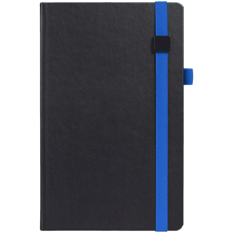 Ежедневник Ton Black, недатированный, черный с синий арт.19195.34