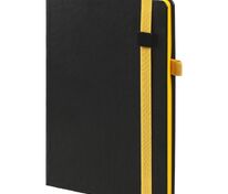 Ежедневник Ton Black, недатированный, черный с желтым арт.19195.38