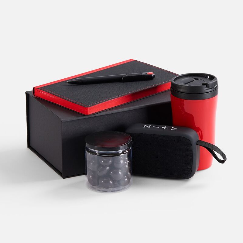 Набор Nice Twice Underway, черный с красным арт.19890.35