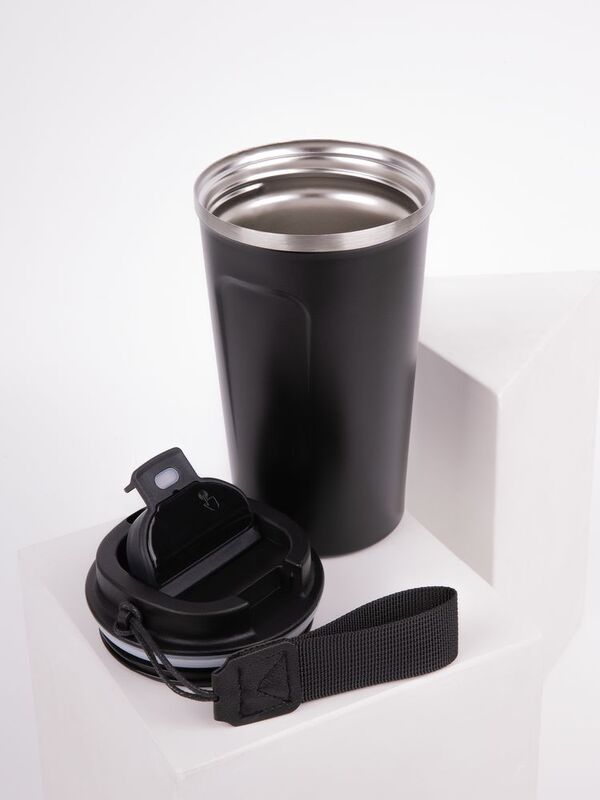 Смарт-стакан с заменяемой батареей tellMug, ver.2, черный арт.16325.30