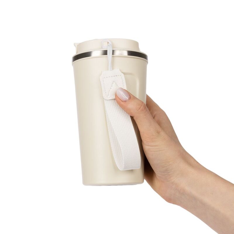 Смарт-стакан с заменяемой батареей tellMug, ver.2, молочно-белый арт.16325.60