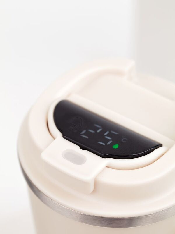 Смарт-стакан с заменяемой батареей tellMug, ver.2, молочно-белый арт.16325.60