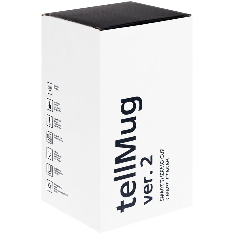 Смарт-стакан с заменяемой батареей tellMug, ver.2, молочно-белый арт.16325.60