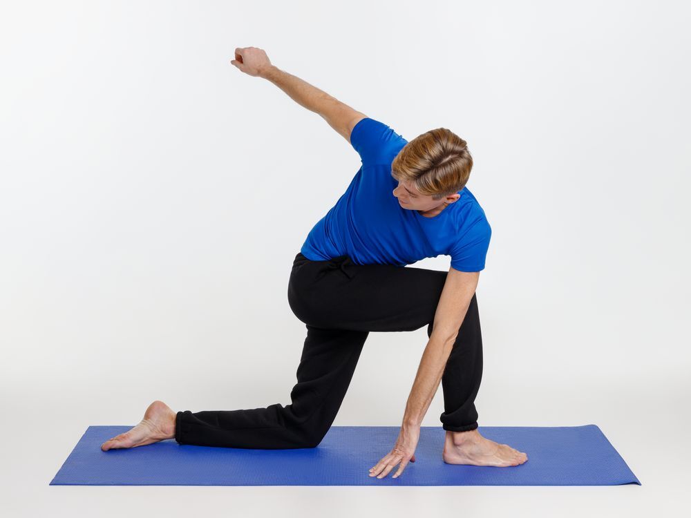 Коврик для фитнеса Flatland, синий арт.16521.40