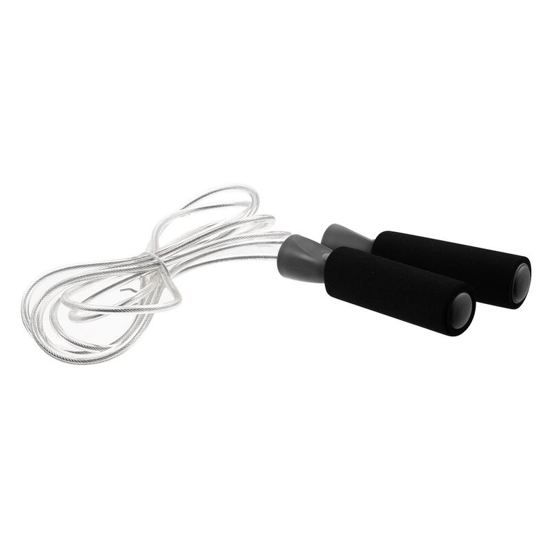 Скакалка скоростная Arriba, черная с серым арт.17740.30