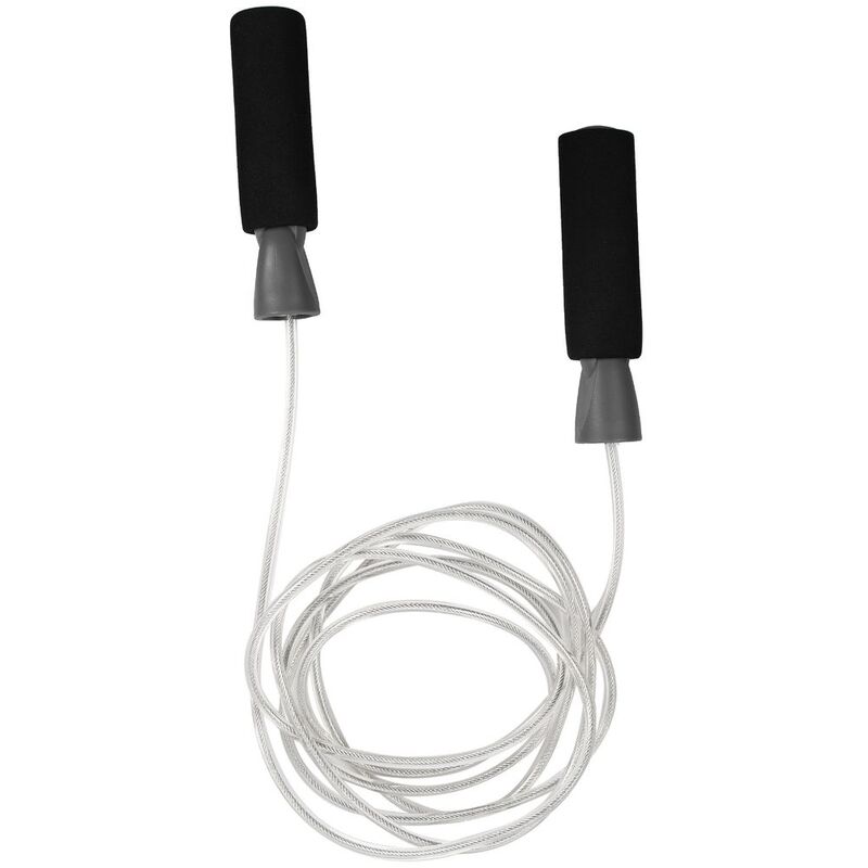 Скакалка скоростная Arriba, черная с серым арт.17740.30