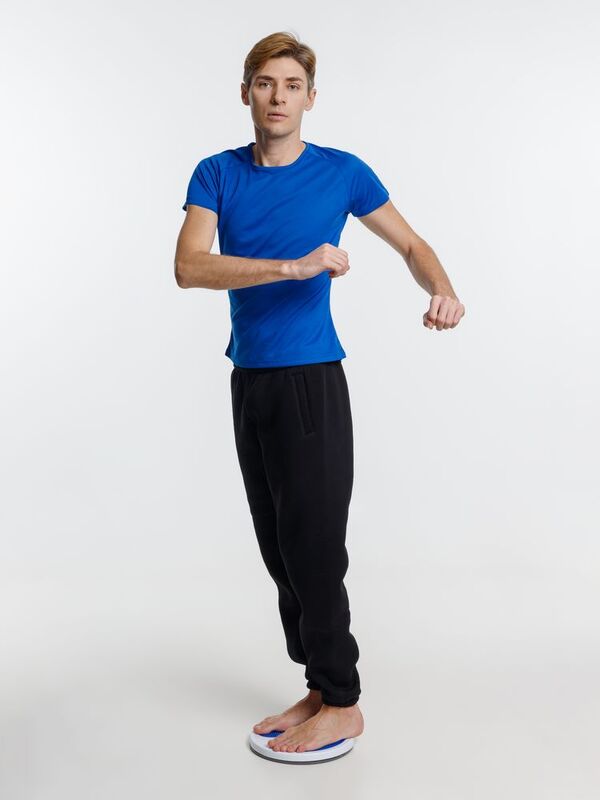 Диск здоровья вращающийся SpinTeam, белый с синим арт.16328.64