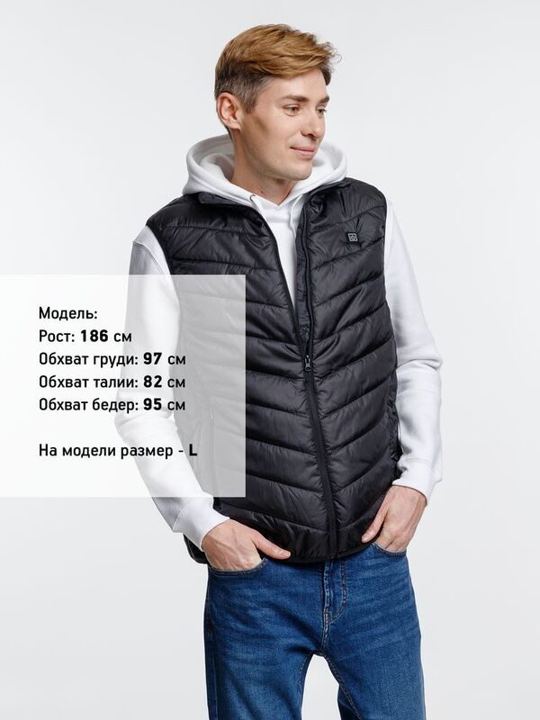 Жилет с подогревом Thermalli Valmorel, черный арт.16333.30