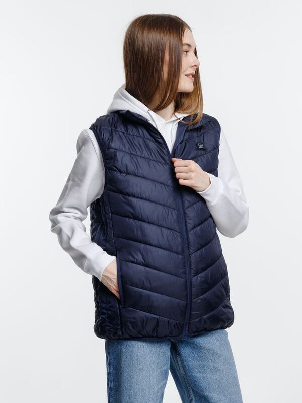 Жилет с подогревом Thermalli Valmorel, темно-синий арт.16333.40