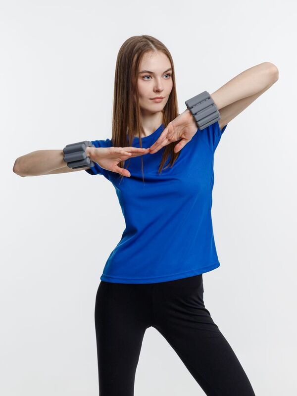 Силиконовые утяжелители Hard Work, серые арт.18268.10