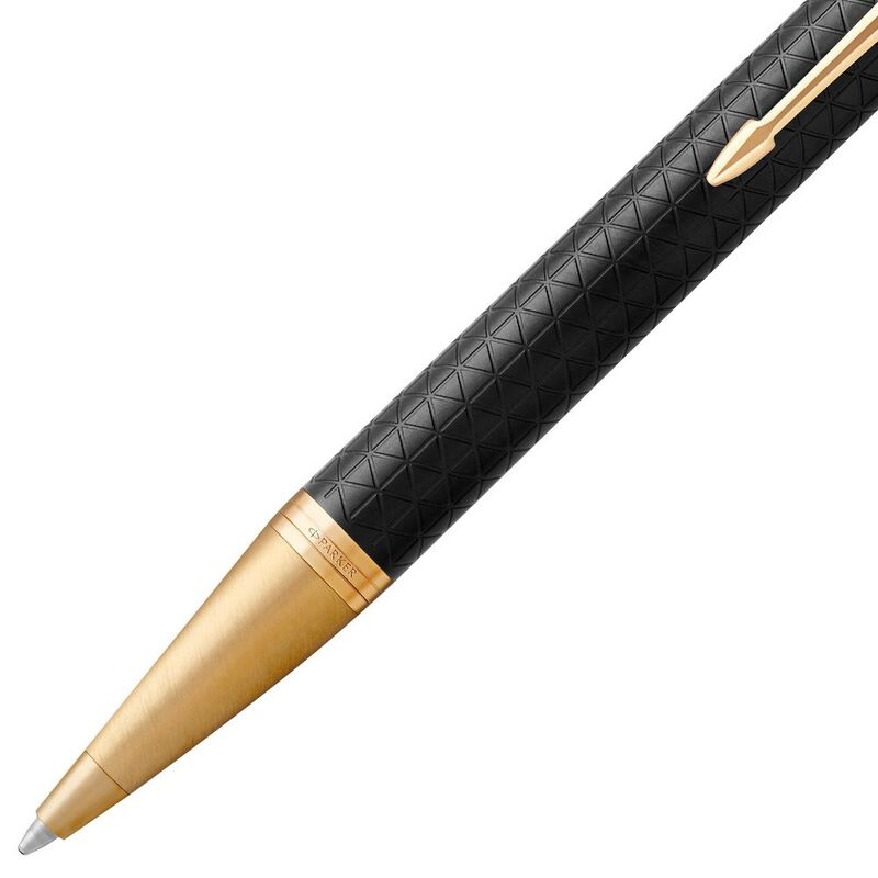 Ручка шариковая Parker IM Premium Black/Gold GT арт.16618.30