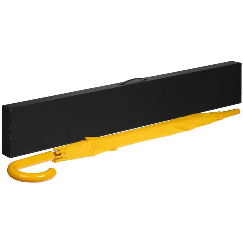 Коробка самосборная Rainmate для зонта-трости, черная, с черной ручкой арт.19168.30