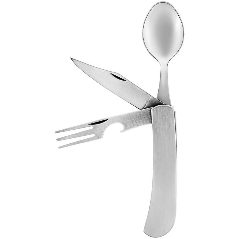 Походный складной столовый прибор Campsite Fold, стальной арт.17743.10