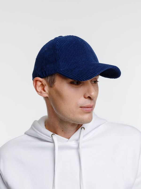 Бейсболка Soft Core, темно-синяя арт.16934.40