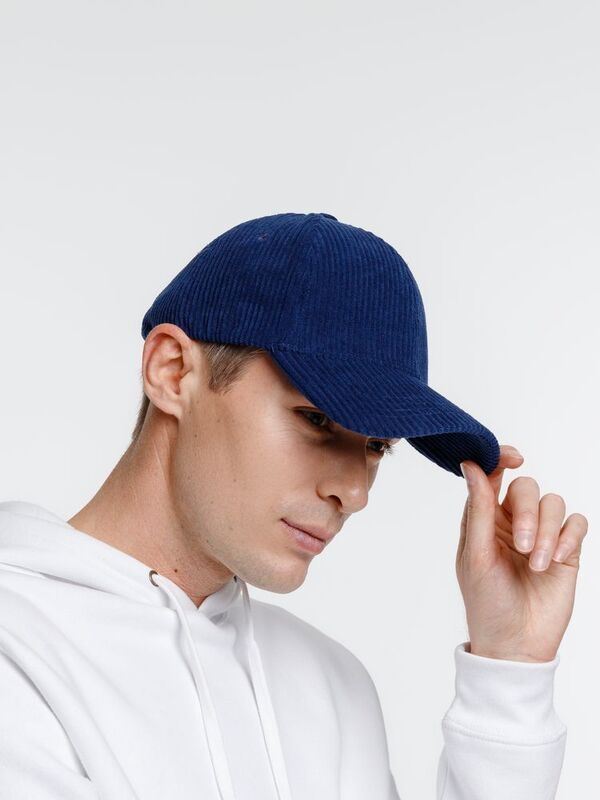 Бейсболка Soft Core, темно-синяя арт.16934.40