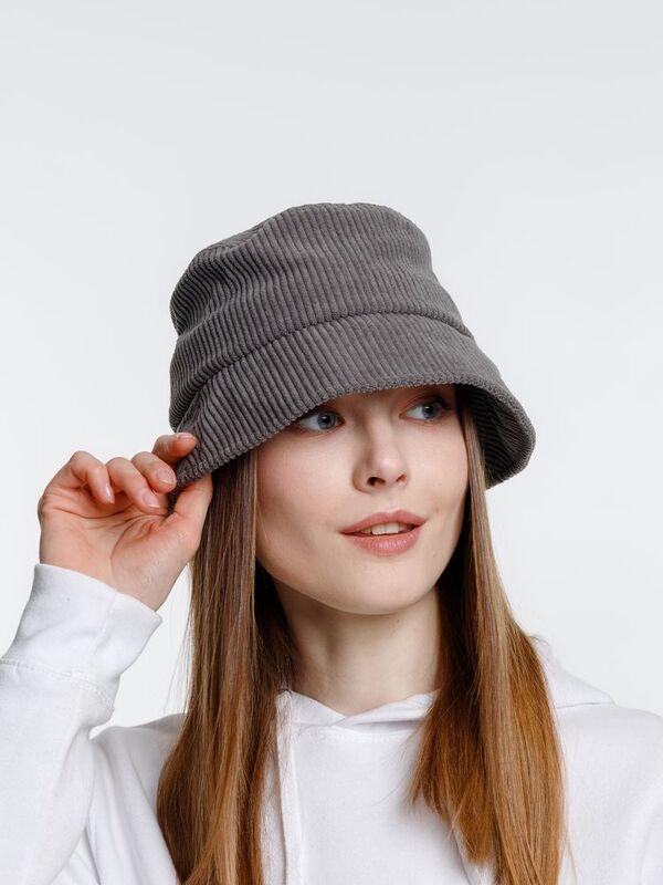 Панама Soft Core, серая арт.16935.10